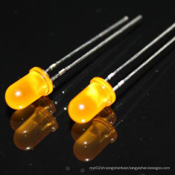 Hot Sale 3mm 5mm Round Yellow/Warm White Color LED Diode